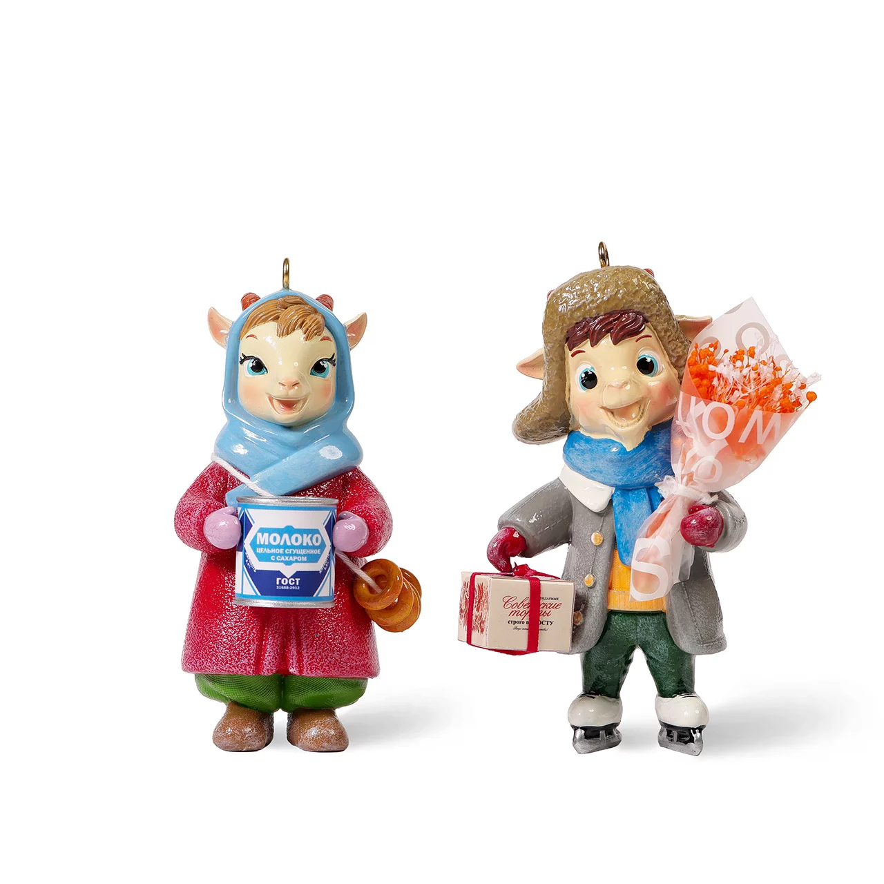 Елочные игрушки Козлики Твикс 21 Bernes